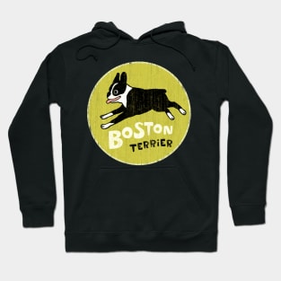 Vintage Style Boston Terrier Hoodie